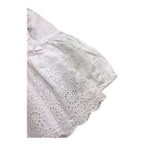 Met Abito Traforato Tinta Unita per Bambina ME365 BIANCO MET 