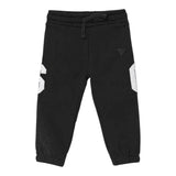 GUESS pantalone tinta unita con stampa Nero per Neonato N4YQ13KAD73 NERO GUESS 