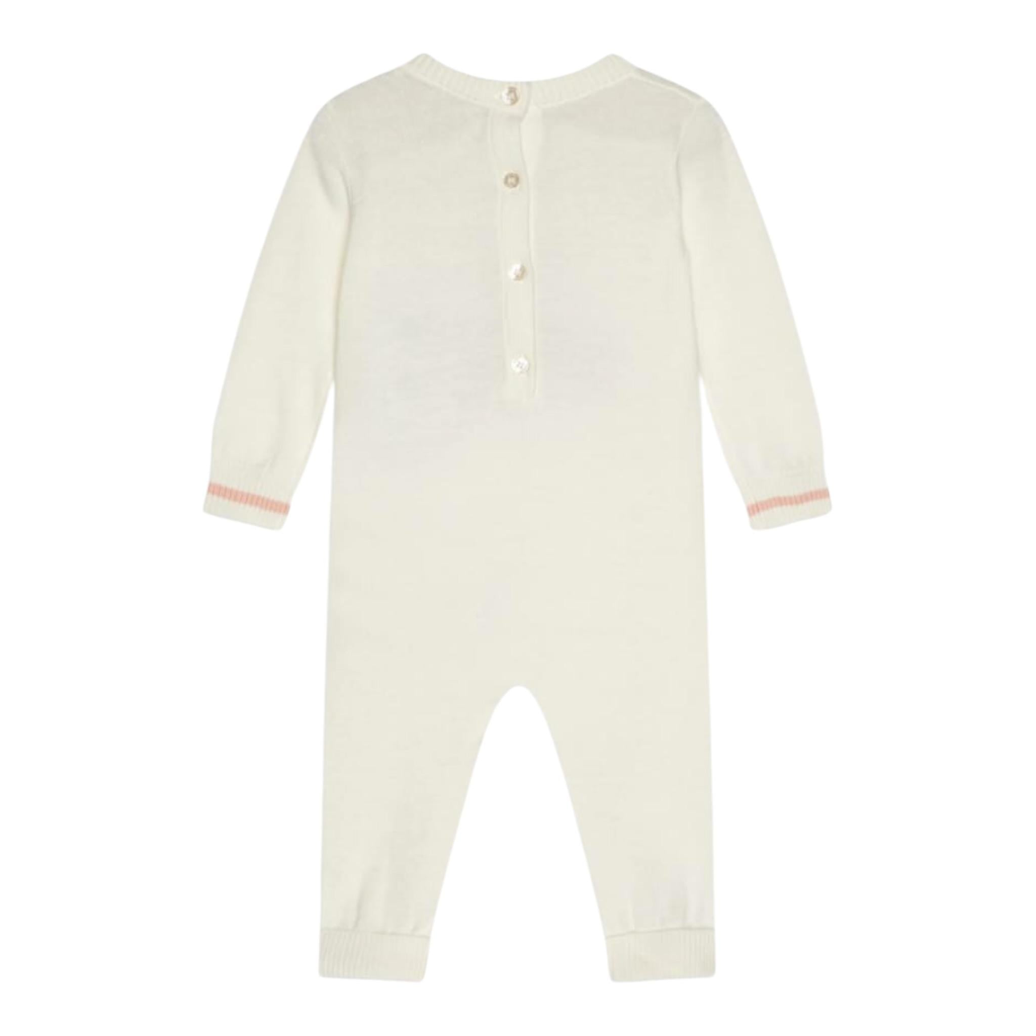 Guess Tutina Tinta Unita con Stampa per Neonata S5RG15Z3KZ1 PANNA GUESS 