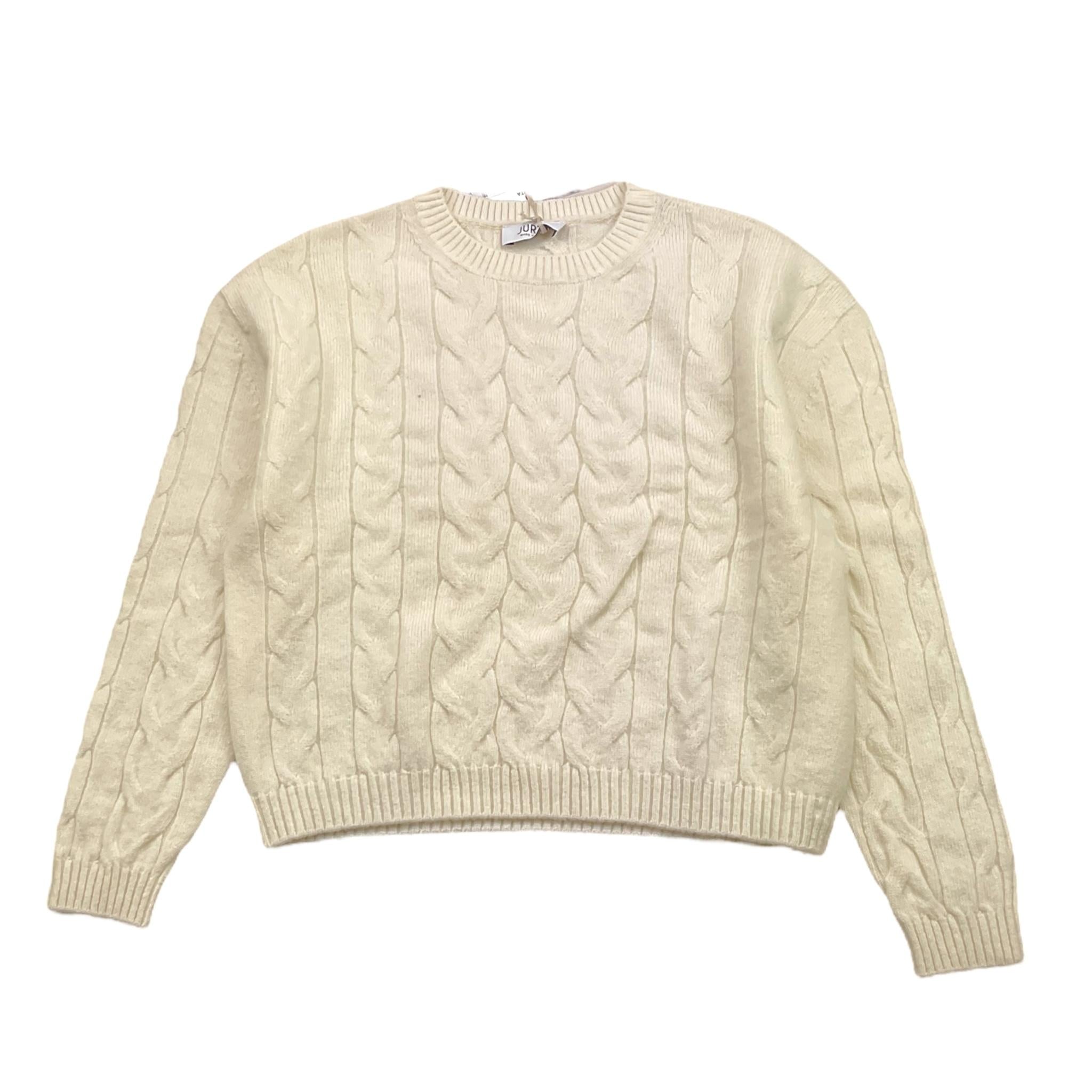 JURTA maglia girocollo tinta unita Panna per Bambina WG403 PANNA JURTA 