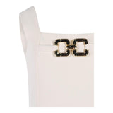 Fun & Fun Top Tinta Unita con Zip per Bambina FCJTP01134 PANNA FUN & FUN 