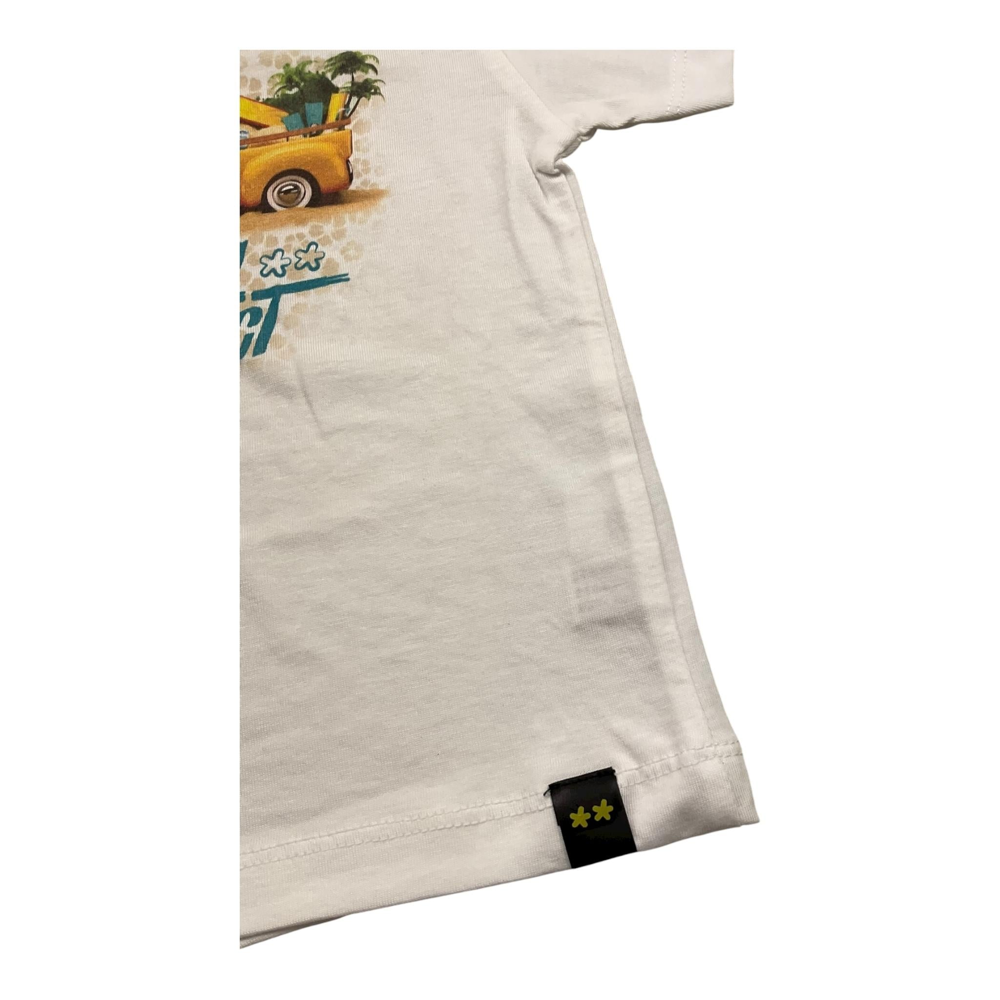 F**K T-Shirt Girocollo Tinta Unita con Stampa per Neonato FJ234201WH BIANCO F**K 