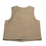 M+E' Gilet Tinta Unita per Neonato UEM0547N SABBIA M+E' 