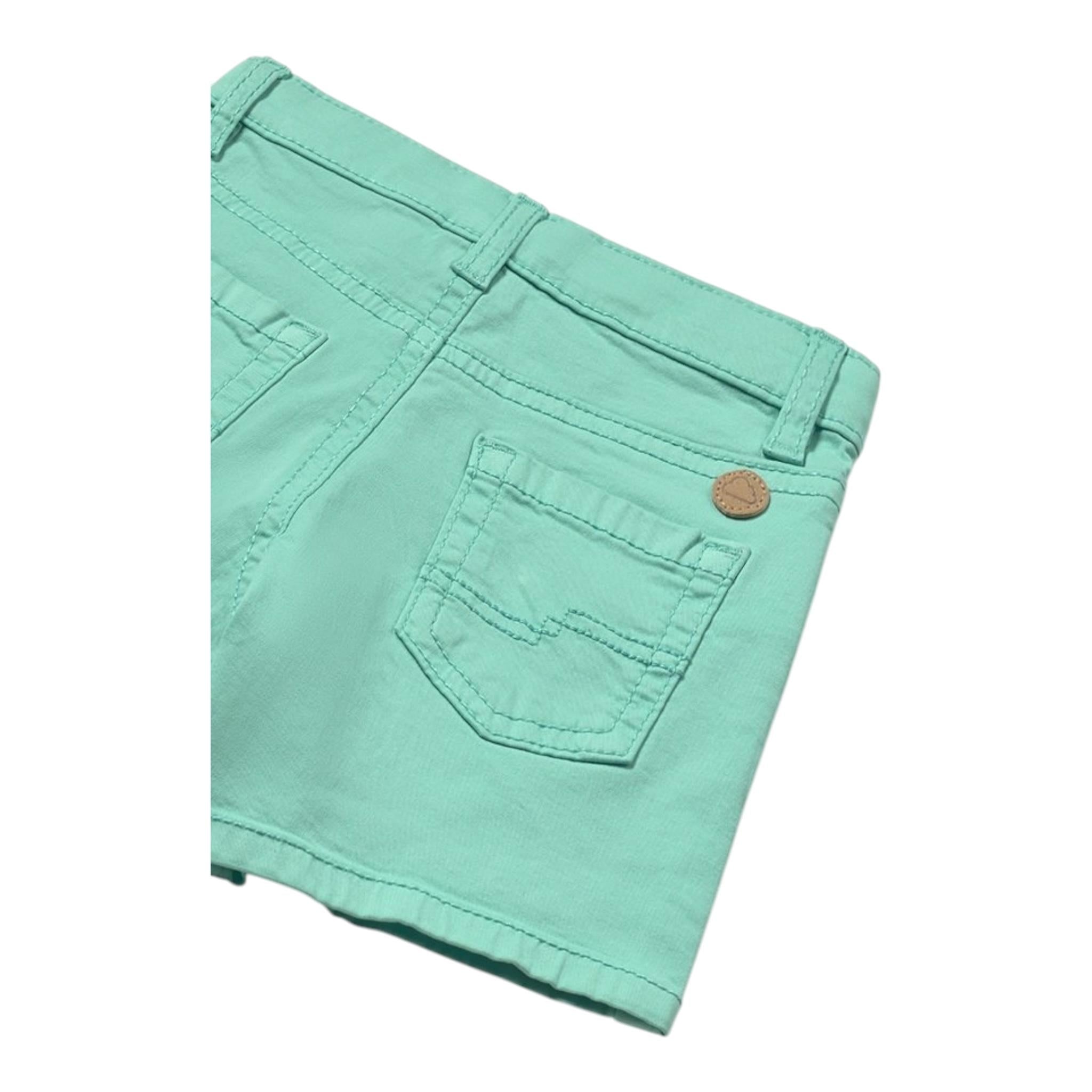 Mayoral Short Tinta Unita con Girovita Regolabile per Neonata 206 VERDE ACQUA MAYORAL 