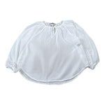 Please Camicia Tinta Unita Manica Lunga per Bambina CC21080G72 BIANCO PLEASE 