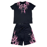 Phobia Archive Completo 2 Pezzi T-Shirt-Bermuda Nero Per Bambino