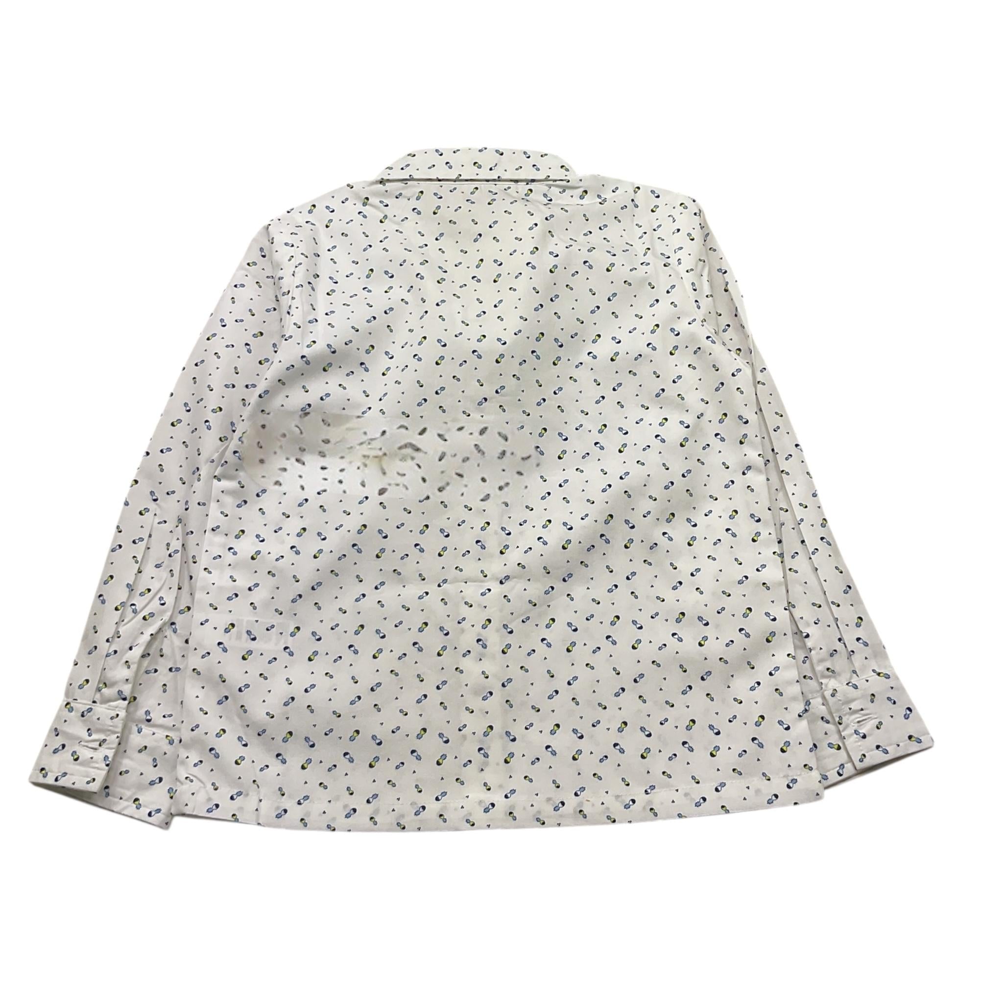 Emc Camicia Tinta Unita con Stampa per Bambino AH1138 BIANCO EMC 