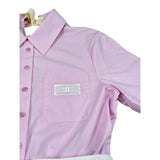 Elisabetta Franchi Abito Mezza Manica Bicolore per Bambina EFAB600 BIANCO/LILLA ELISABETTA FRANCHI 