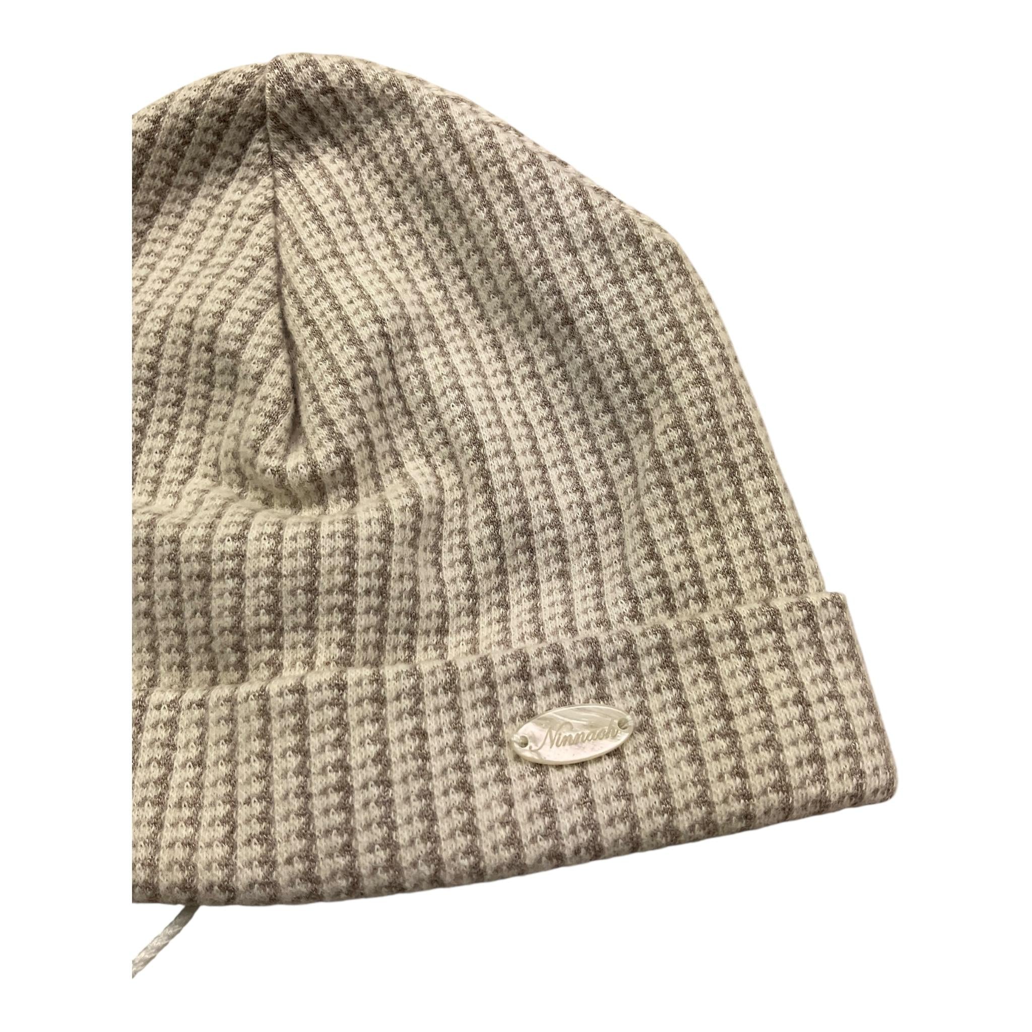 NINNAOH cappello tinta unita con microfantasia Beige per Neonato I23259 BEIGE NINNAOH 