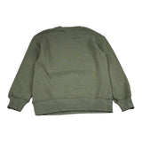Moschino Felpa Girocollo Tinta Unita con Stampa per Bambino HUF09L VERDE MOSCHINO 