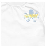 K-Way T-Shirt Girocollo Tinta Unita con Stampa per Neonato K4125MW BIANCO K-WAY 