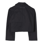 Maison Margiela Giacca Tinta Unita Modello Crop per Bambina M60729M NERO MAISON MARGIELA 