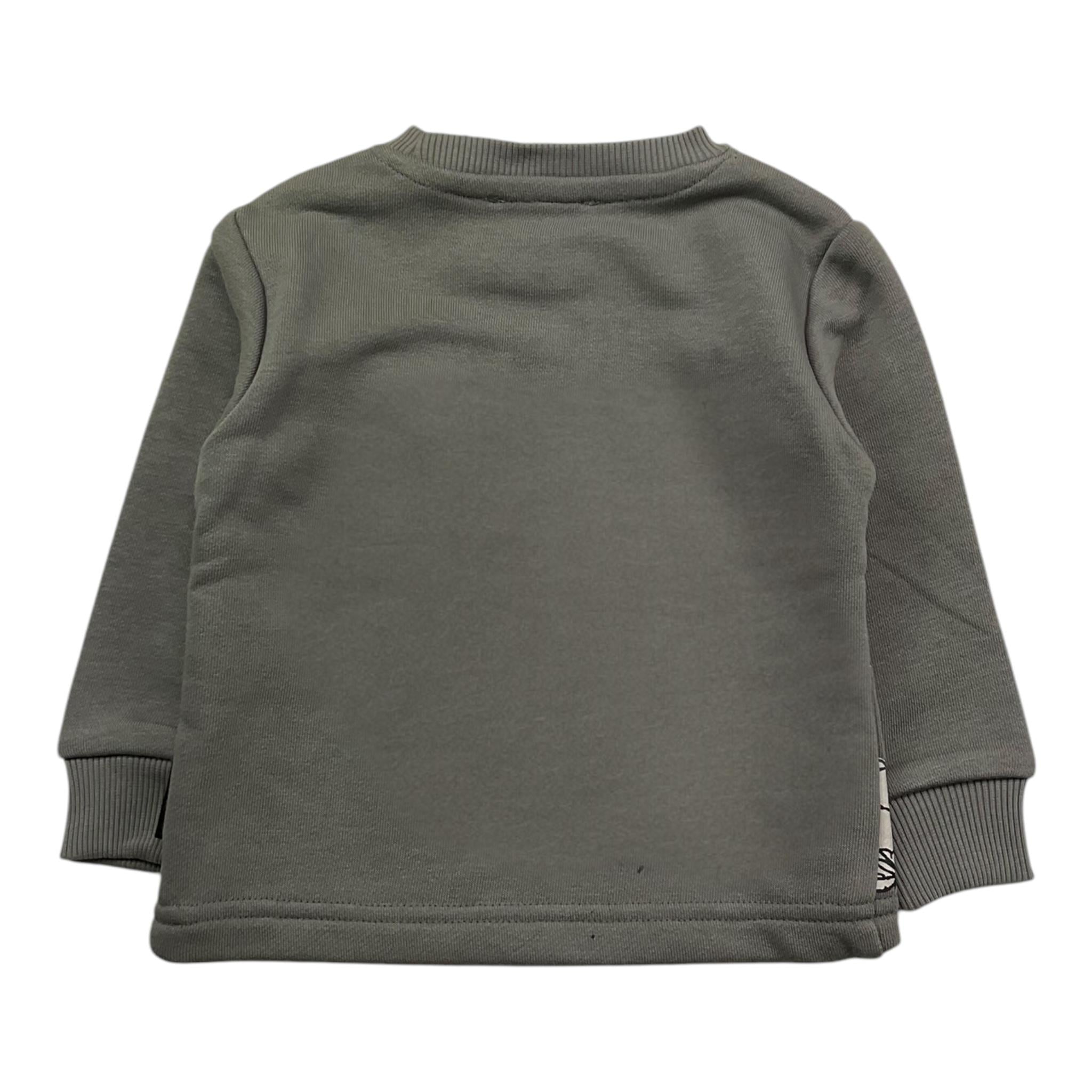 JOHN RICHMOND felpa girocollo tinta unita con stampa Grigio per Neonato RIA25074FE GRIGIO JOHN RICHMOND 