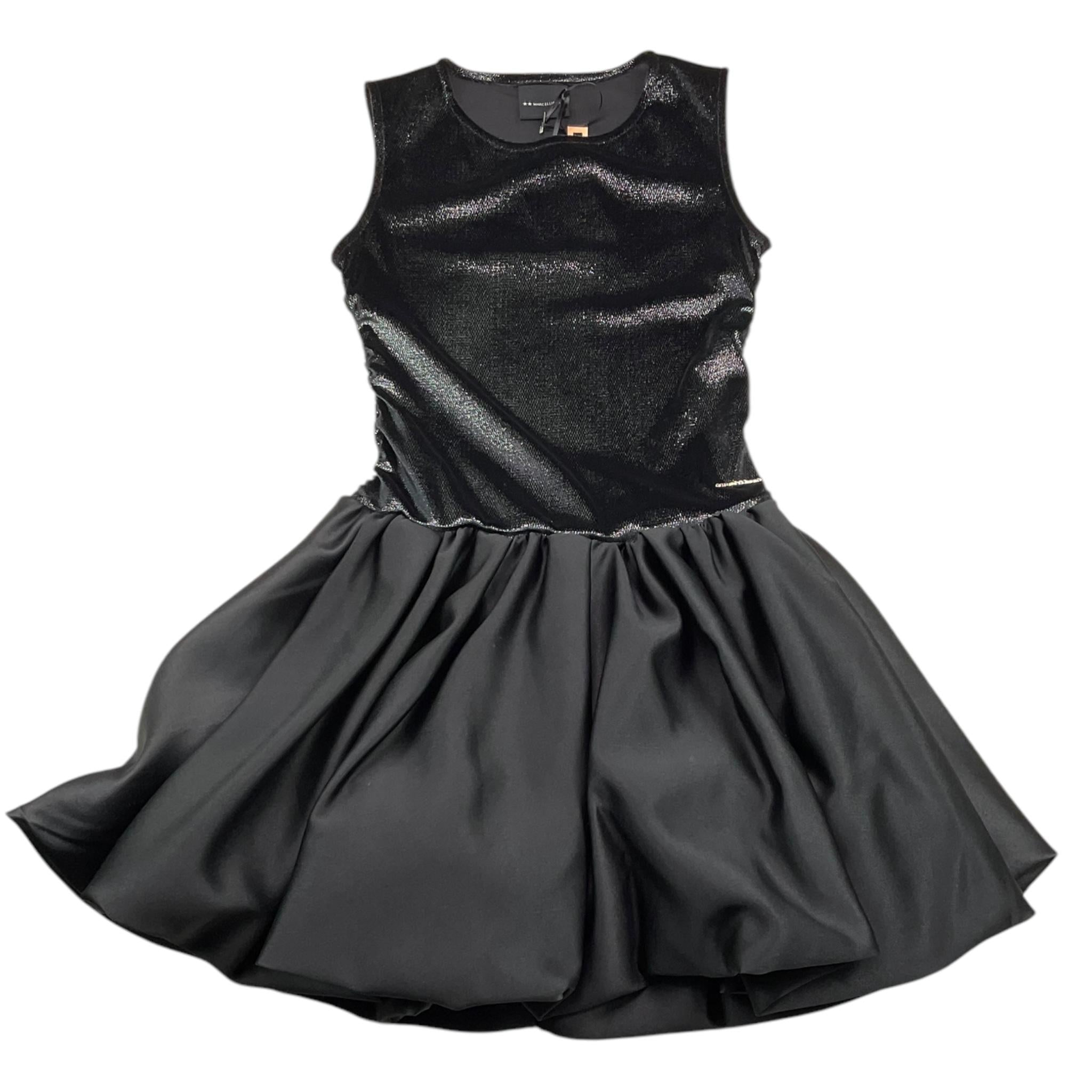 MARC ELLIS abito giromanica tinta unita  Nero per Bambina JMJDR15754 NERO MARC ELLIS 