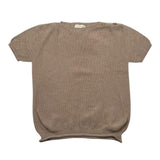 Wedoble T-Shirt Girocollo Tinta Unita per Neonato V2504302D BEIGE WEDOBLE 
