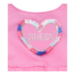 Guess Abito Mezza Manica Tinta Unita con Culotte per Neonata A3GK04K6YW1 ROSA GUESS 