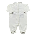 Le Coconne Tutina Tinta Unita con Colletto per Neonato LCN1495 PANNA LE COCONNE 