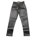 MARC ELLIS leggins in ecopelle tinta unita con elastico in vita  Nero per Bambina JMJPT00284 NERO MARC ELLIS 