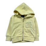 John Richmond Felpa con Zip E Cappuccio Tinta Unita per Neonato RIP26027FE GIALLO JOHN RICHMOND 