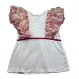 Monnalisa Completo 2 Pezzi T-Shirt-Gonna per Bambina 719702 PANNA MONNALISA 