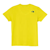 The North Face T-Shirt Girocollo Tinta Unita con Stampa per Bambino NF0A8AXGJE31XXL GIALLO THE NORTH FACE 