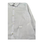 Daniele Alessandrini Camicia Manica Lunga Tinta Unita con Logo per Bambino 1295C00267JX BIANCO DANIELE ALESSANDRINI 