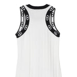 Twinset Abito Bicolore Giromanica con Logo per Bambina 251GJ3QW5 BIANCO TWINSET 