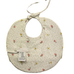 NINNAOH bavetta tinta unita con stampa Panna per Neonata I2476BA PANNA NINNAOH 