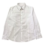 Manuel Ritz Camicia Manica Lunga Tinta Unita con Logo per Bambino MR2900 BIANCO MANUEL RITZ 