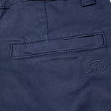 Fay Pantalone Tinta Unita con Girovita Regolabile per Neonato NUG8038 BLU FAY 