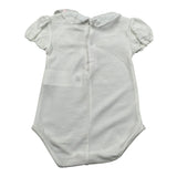 Le Bebe Body Mezza Manica Tinta Unita per Neonata LBG5698 BIANCO LE BEBE 