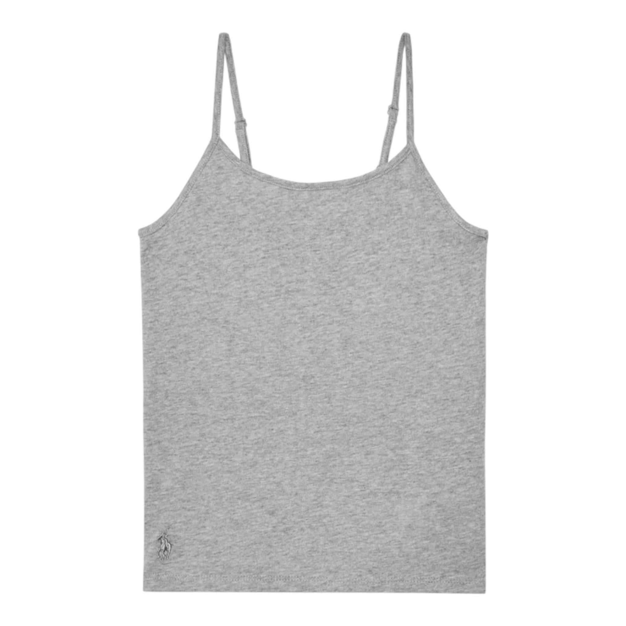 Ralph Lauren Set 2 Canotte Bicolore per Bambina 4P5000 BIANCO/GRIGIO RALPH LAUREN 