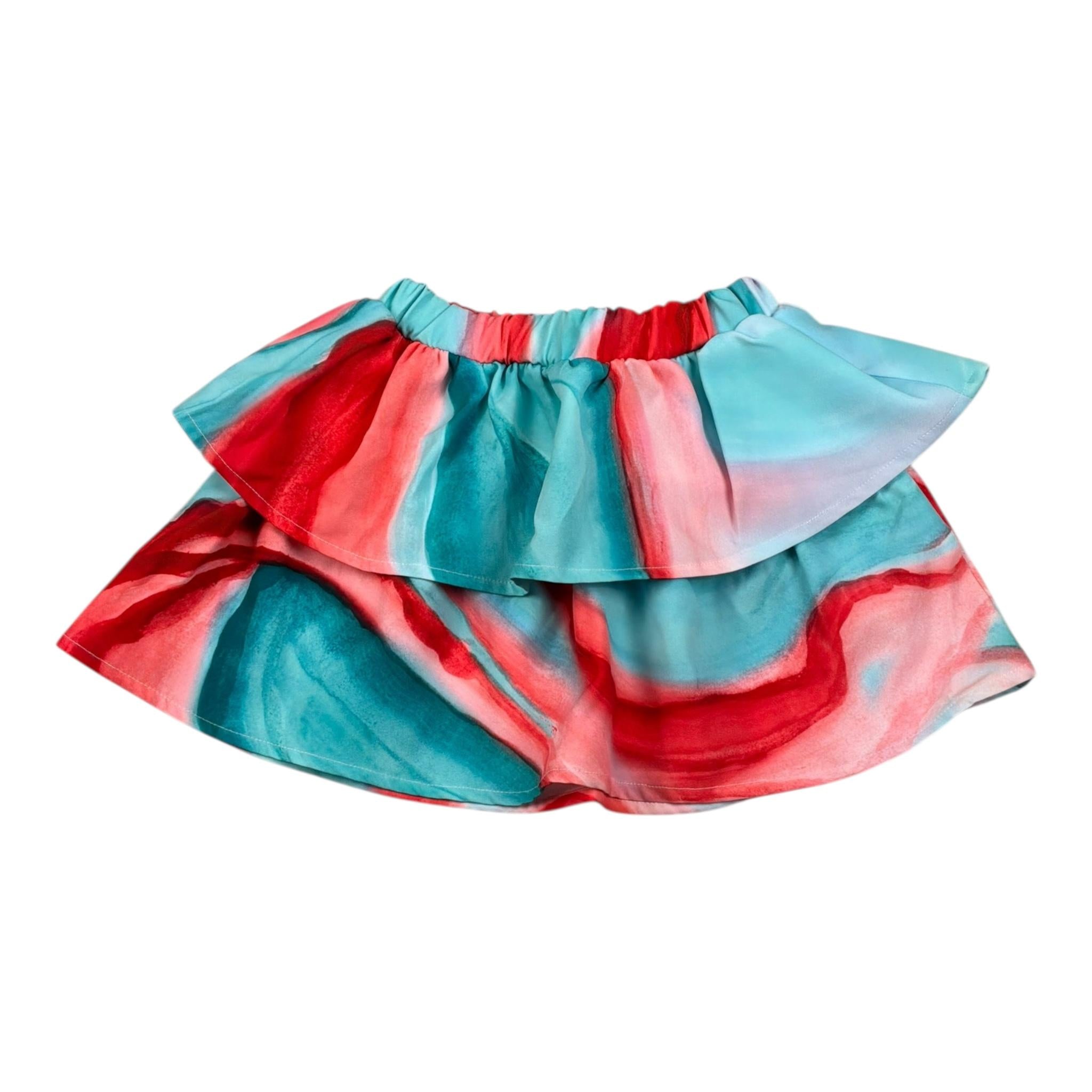 Naice Gonna Multicolor con Elastico In Vita per Bambina 24153 MULTICOLOR NAICE 