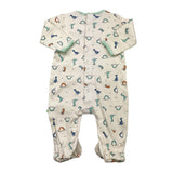 YATSI BABY tutina tinta unita con stampa dinossuri Bianco per Neonato 24110308 BIANCO YATSI BABY 