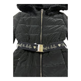 ABEL & LULA giubbino tinta unita con zip e cappuccio Nero per Bambina 5839XX NERO ABEL & LULA 