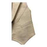 Emanuel Pris Gilet Tinta Unita Beige Per Neonato