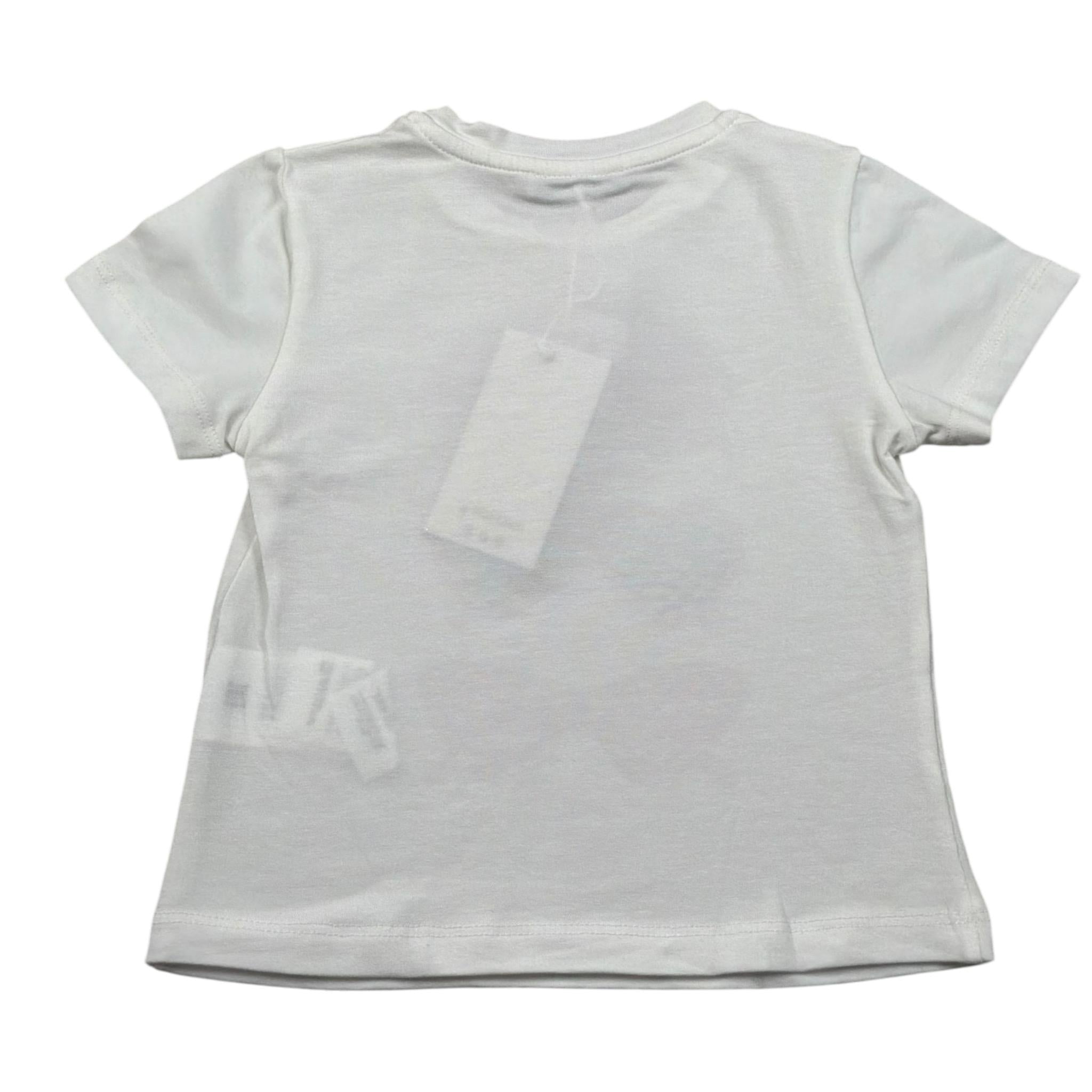 M+E' T-Shirt Girocollo tinta unita con Stampa Panna per Bambina UE1860XXX PANNA M+E' 