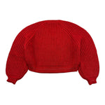 LIU JO maglia girocollo tinta unita Rosso per Bambina GF3234 ROSSO LIU JO 