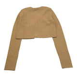 Twinset Cardigan Tinta Unita per Bambina 251GJ3405 CAMMELLO TWINSET 