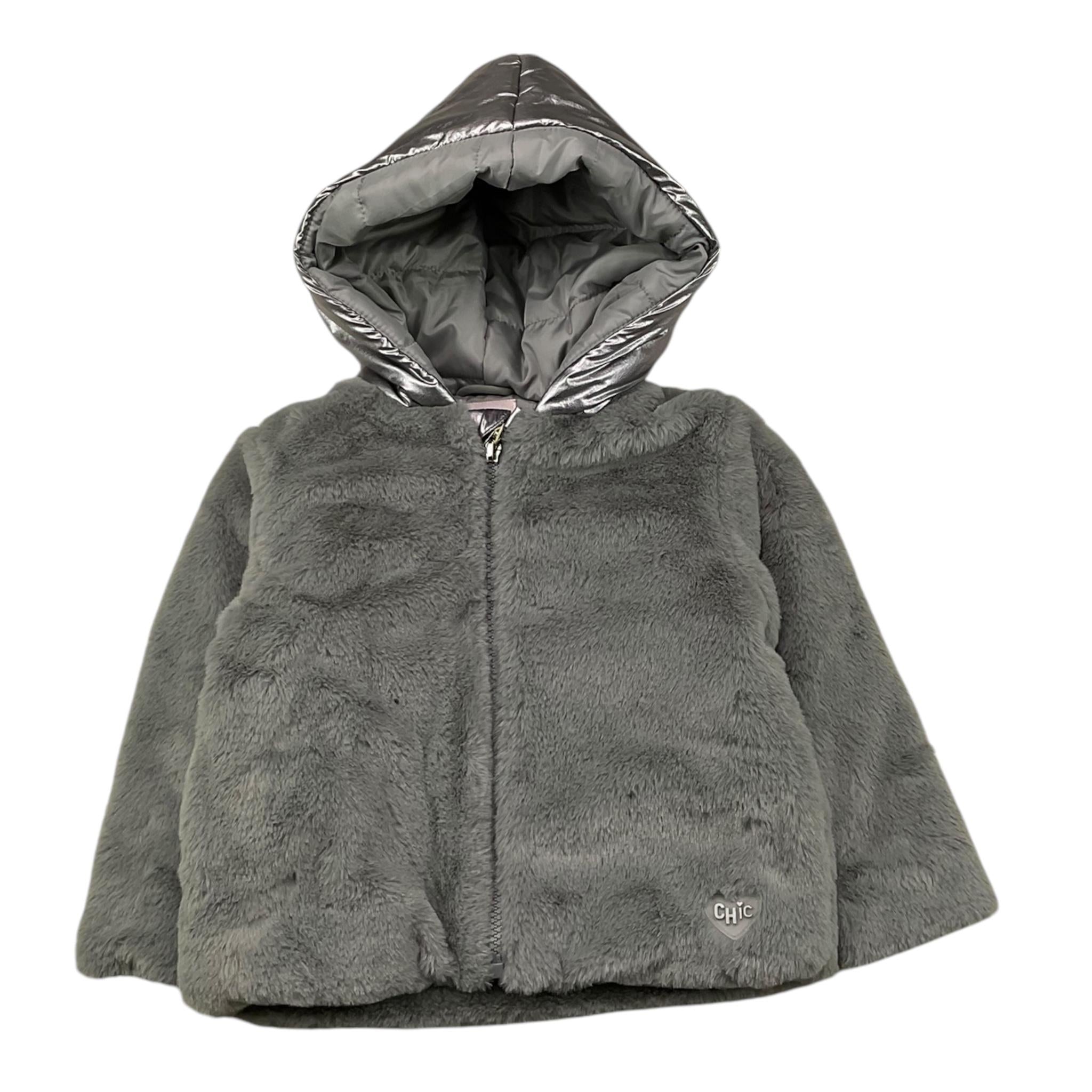 CANADA HOUSE giubbino tinta unita con cappuccio Grigio per Neonata 24463410 GRIGIO CANADA HOUSE 