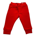 DSQUARED2 pantalone tuta tinta unita con logo Rosso per Neonato DQ2505 ROSSO DSQUARED2 