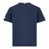 Saint Barth T-Shirt Girocollo Tinta Unita Stampa Pesce per Bambino TSH001 BLU SAINT BARTH 