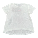 Please T-Shirt Girocollo tinta unita con Stampa Bianco per Neonata MB28030G BIANCO PLEASE 