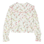 PHILOSOPHY camicia tinta unita con fantasia fiori Panna per Bambina PFCA027 PANNA PHILOSOPHY 