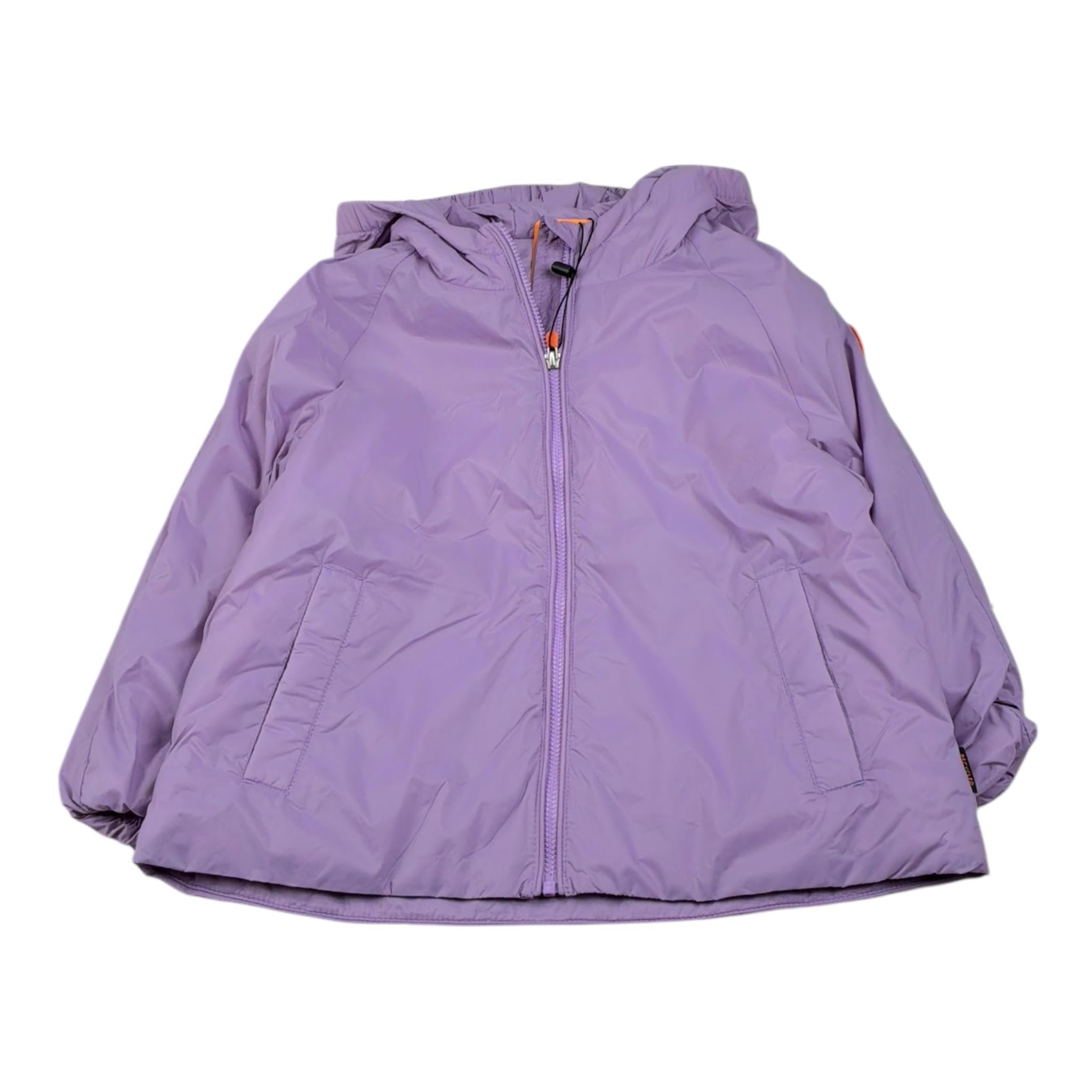 Save The Duck Giubbino Tinta Unita con Zip E Cappuccio per Bambina J32196G LILLA SAVE THE DUCK 