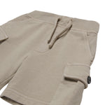 Dsquared2 Bermuda tinta unita con Elastico In Vita Beige per Neonato DQ2872 BEIGE DSQUARED2 