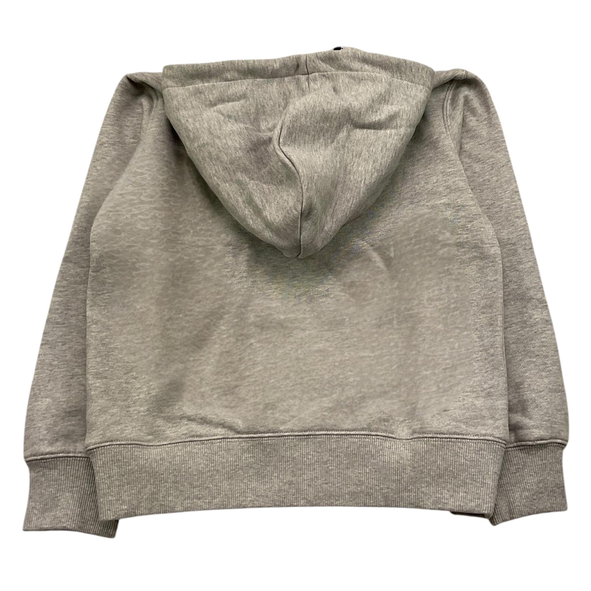 SUN68 felpa con cappuccio tinta unita con logo Grigio per Bambino F44304X GRIGIO SUN68 