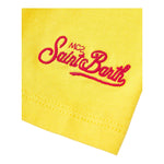 Saint Barth T-Shirt Girocollo Tinta Unita con Stampa Spiderman per Bambino TSH00010343 GIALLO SAINT BARTH 