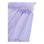 Abel & Lula Abito Tinta Unita Giromanica con Tulle per Bambina 5051 LILLA ABEL & LULA 