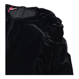 LIU JO abito manica lunga tinta unita in velluto  Nero per Bambina GF4177X NERO LIU JO 